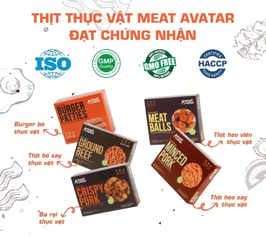 Gợi ý cho các bạn thương hiệu thịt chay Meat Avatar